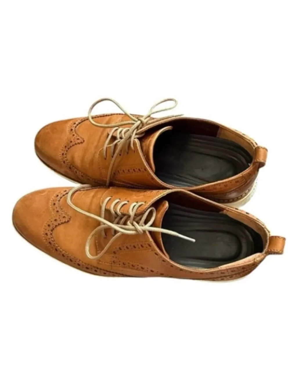 Cole Haan Leather Oxford Shoes Size 10.5 Brown